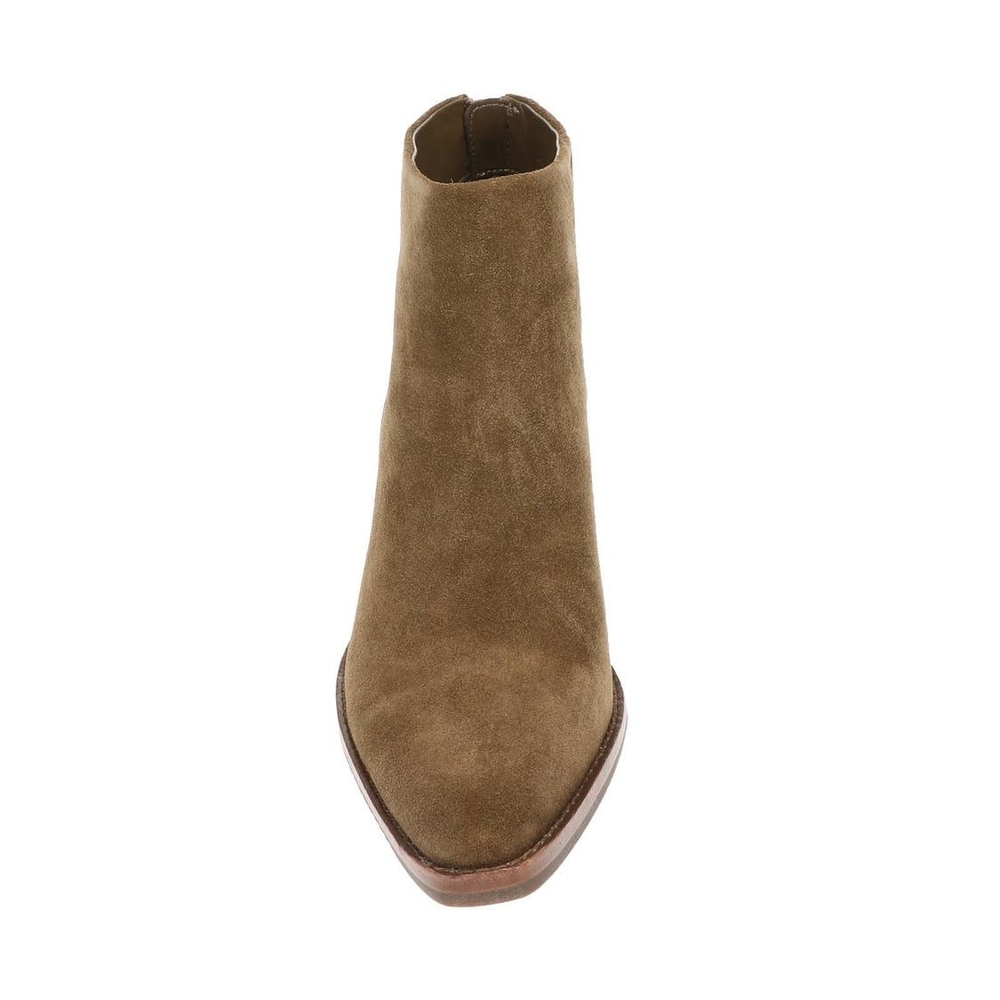 Vince Camuto Polellah Women's Leather Brown Cocoa Pointed Toe Bootie Size 6 - Picture 3 of 6